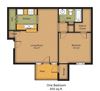 One Bedroom/One Bath - 650